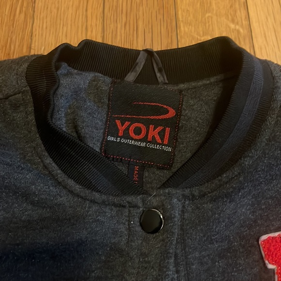 YOKI Girls XL Size 16 Varsity Jacket - Picture 4 of 6